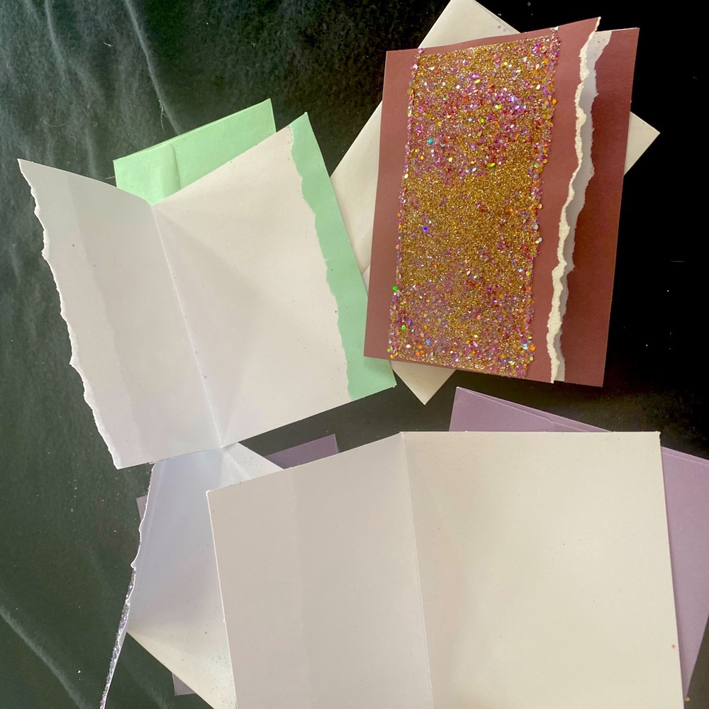 Handmade Lacey cards